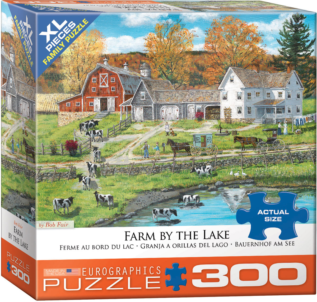 Farm by the Lake, Bob Fair (300pcs)