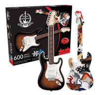 Fender - Guitare et collage Stratocaster (puzzle de forme à 2 faces)
