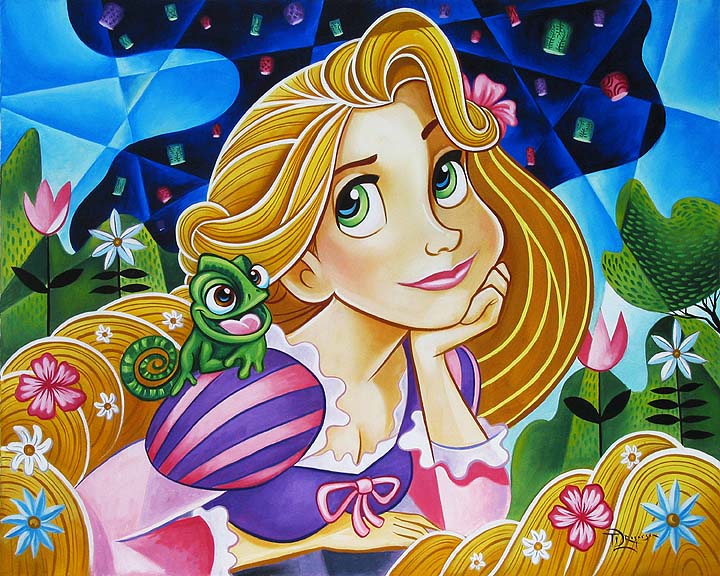 Flowers in Her Hair, Disney Friends