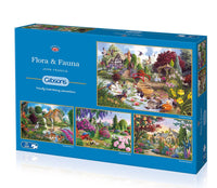 PFG Flora & Fauna, John Francis (4-in-1 Multipack) (Usage/Used - PUZZLES FOR GOOD)