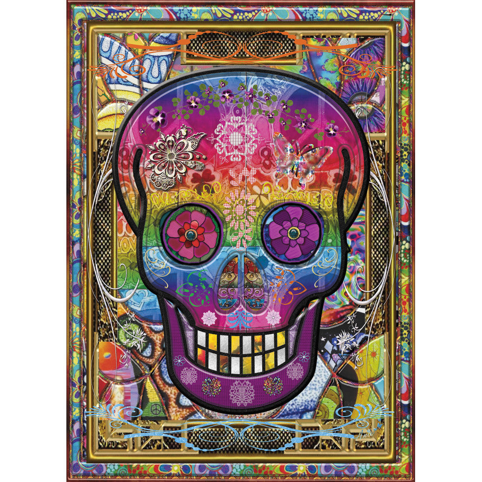 PFG Rainbow Skull, Anie Maltais (Usage/Used - PUZZLES FOR GOOD)