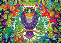 Forest Owl, Johanna Basford - Comprend une affiche de couleur!