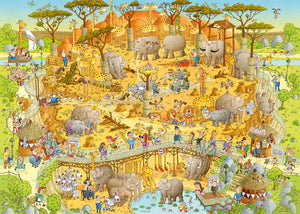 Funky Zoo: African Habitat, Marino Degano (1000pcs)