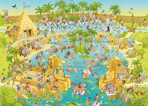 Funky Zoo: Nile Habitat, Marino Degano (1000pcs)