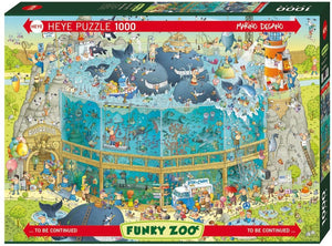 Funky Zoo: Ocean Habitat, Marino Degano (1000pcs)