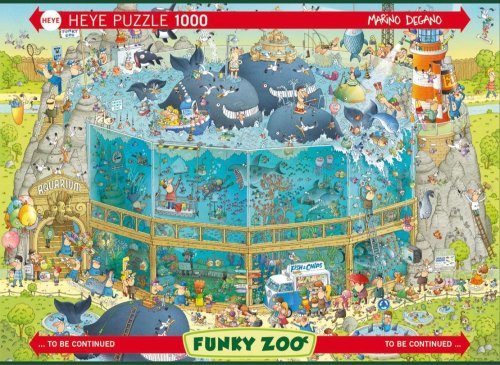 Funky Zoo: Ocean Habitat, Marino Degano (1000pcs)