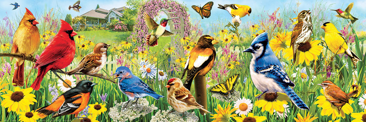 Garden Birds, Greg Giordano (Panoramic)