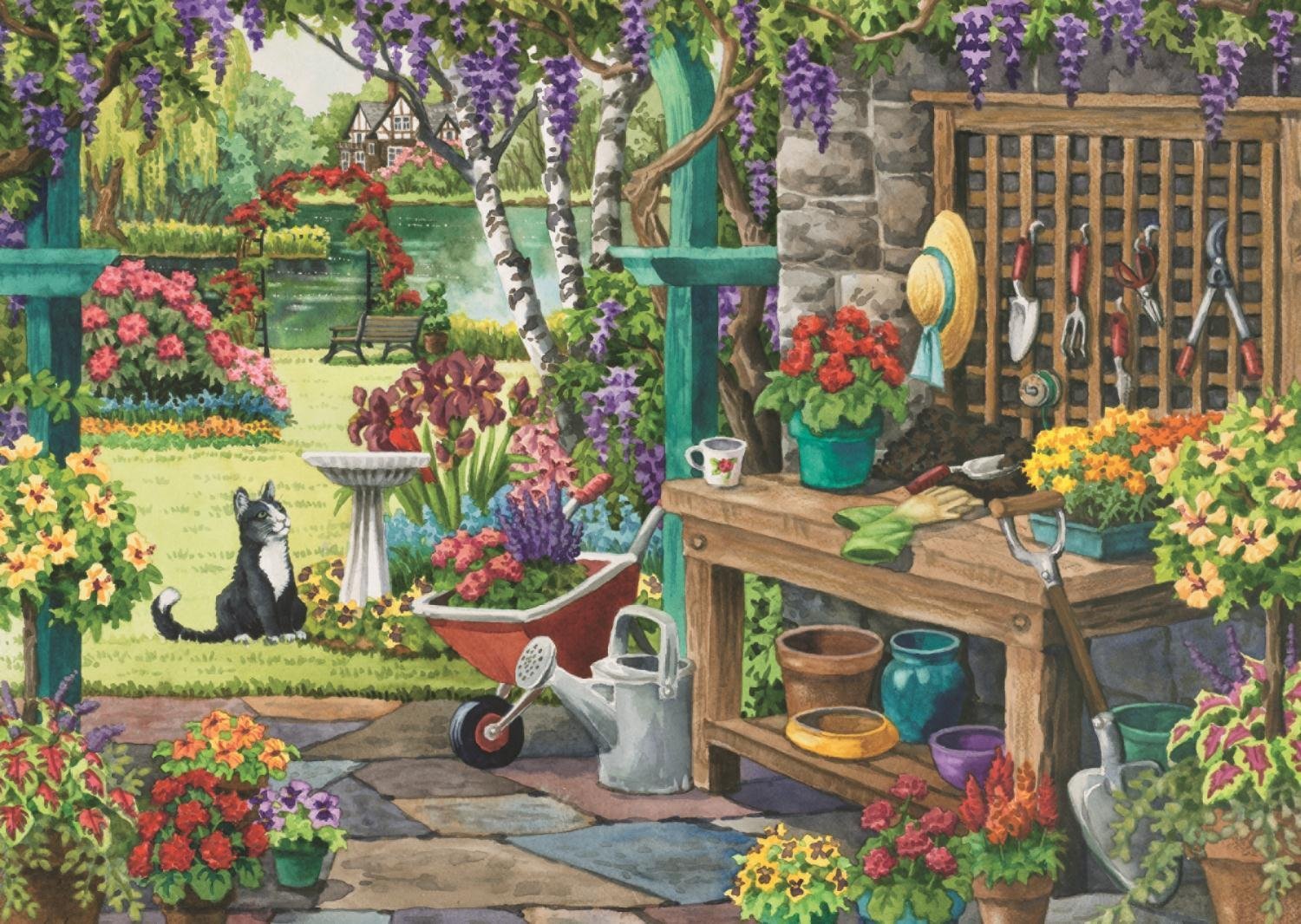 Garden in Bloom, Nancy Wernersbach