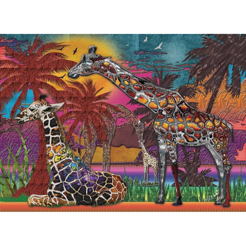 Girafes Multicolores/ Rainbow Giraffes, Anie Maltais