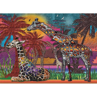 Girafes multicolores / girafes arc-en-ciel, anie maltais