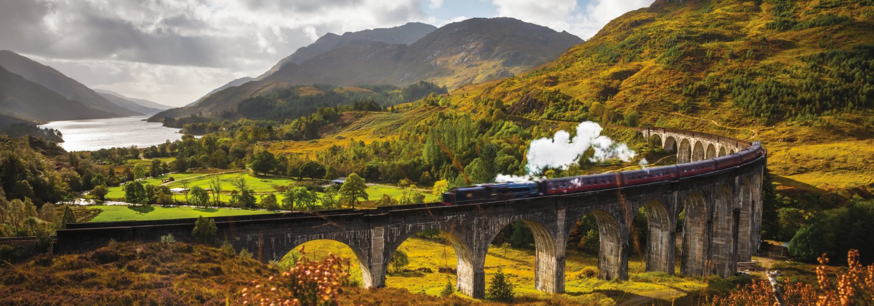 Glennfinnen Railway, Scotland (Panorama)