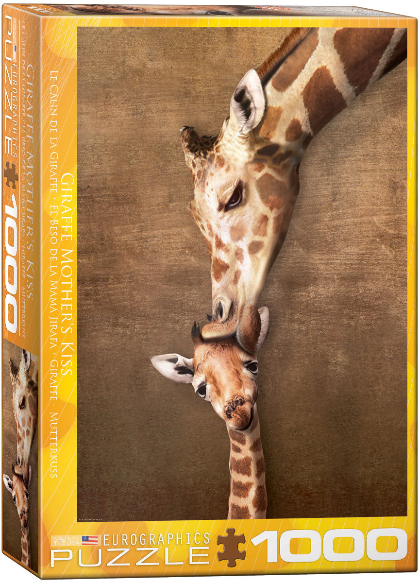 Giraffe Mother's Kiss