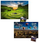 Grass & Hot Air Balloons Duo