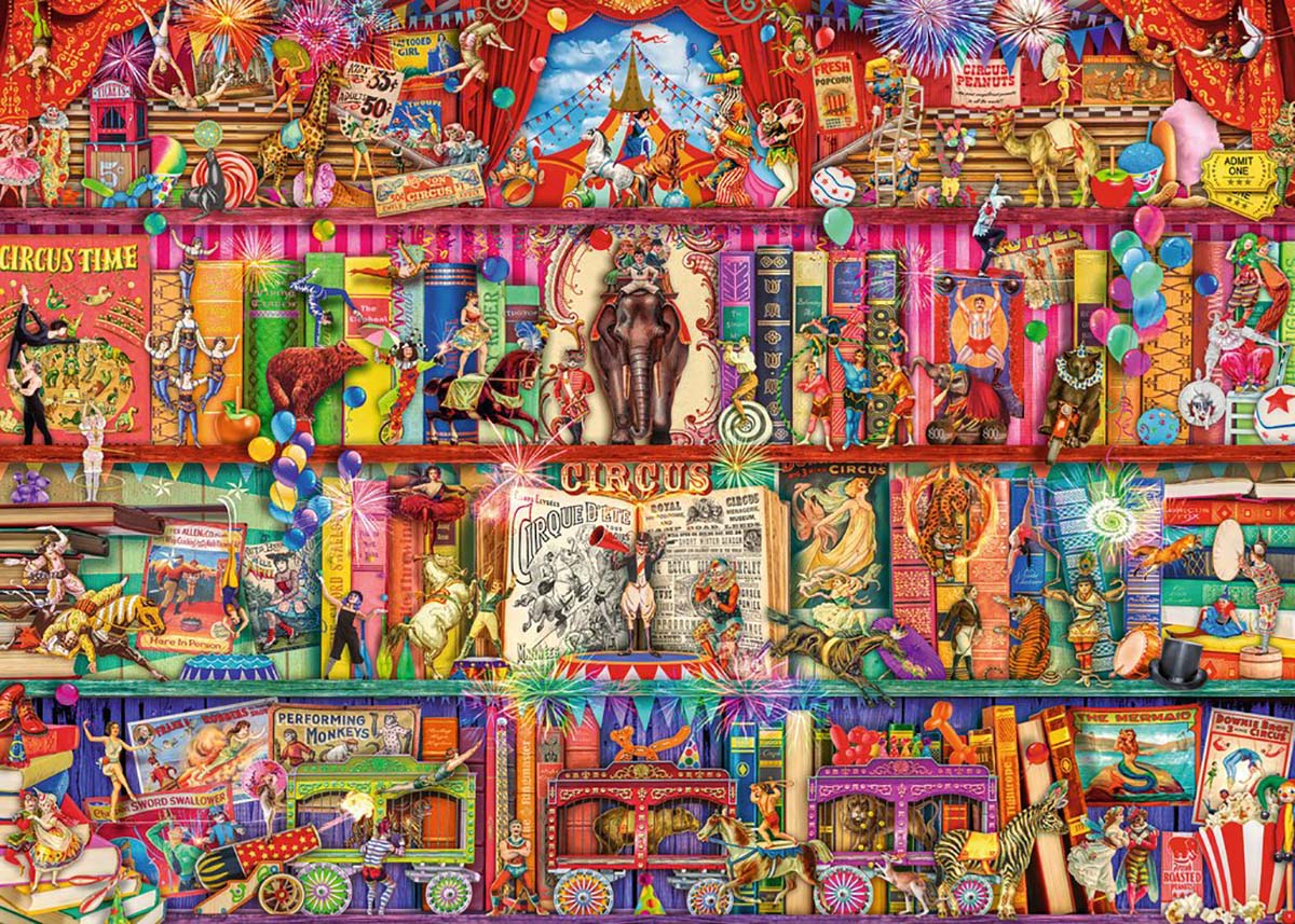 PFG Ravensburger Le Plus Grand Spectacle du Monde (1000 pièces) (Utilisé - PUZZLES FOR GOOD)