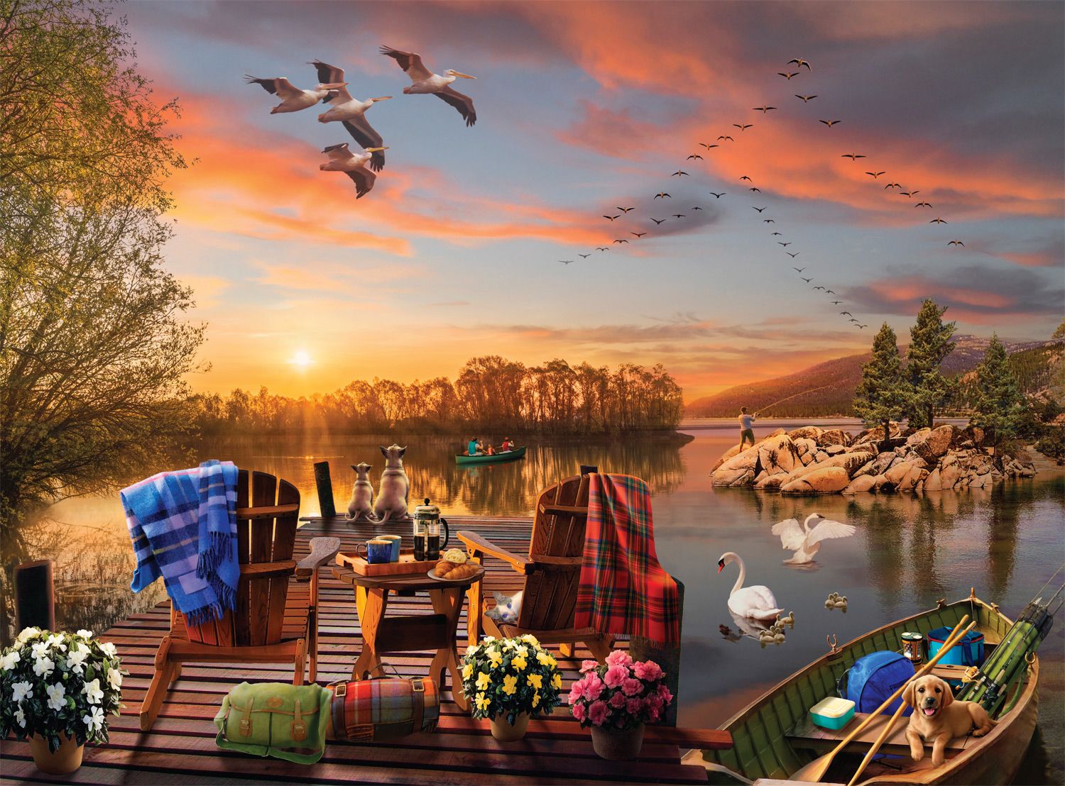 Breakfast At The Lake, Darrell Bush