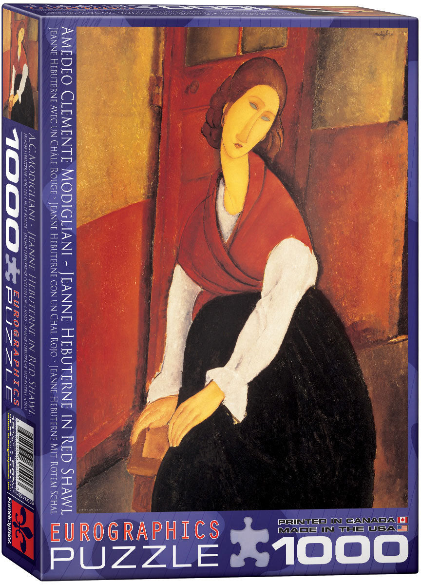 Jeanne Hebuterne in Red Shawl, Amedeo Clemente Modigliani