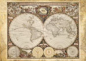 PFG Historical Map of the World (2000pcs) (Usage/Used - PUZZLES FOR GOOD)