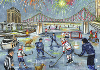 Illuminated Bridge (Pont illuminé), Christine Genest