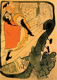 Jane Avril, Henri de Toulouse-Lautrec (pièces en forme de personnes)