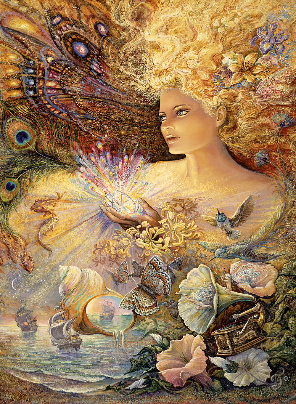 Crystal de l'enchantement, mur de joséphine (3000pcs)