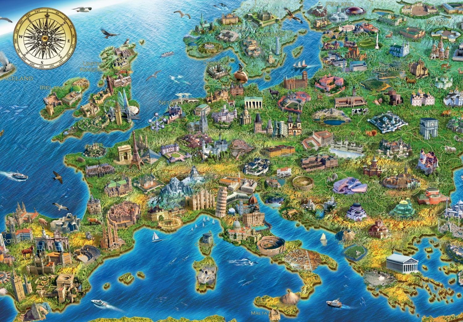 Map of Europe