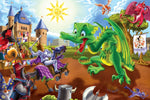 Chevaliers et dragons (puzzle)