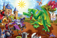 Chevaliers et dragons (puzzle)