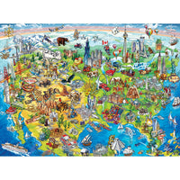 Vue dans l'œil des enfants: Amérique du Nord