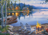 Réflexion sur le lac, Darrell Bush