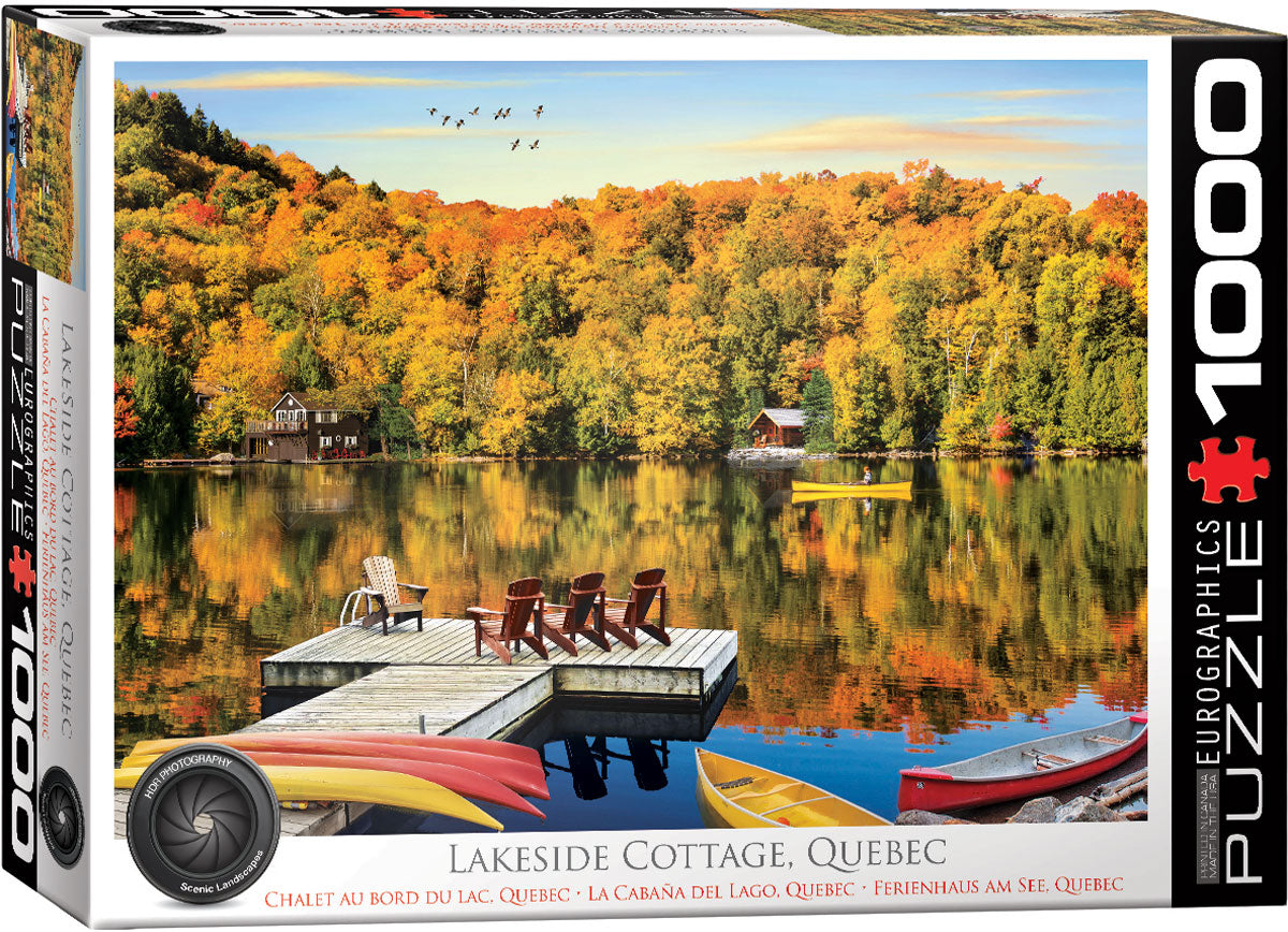 HDR Photography - Lakeside Cottage, Quebec