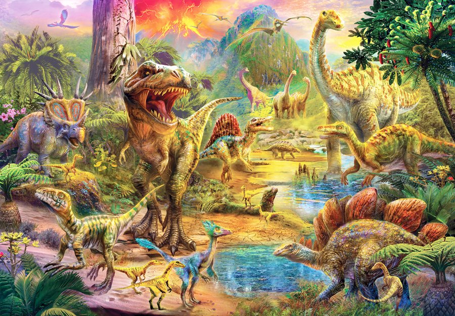Landscape of Dinosaurs, Jan Patrik Krasny (500pcs)