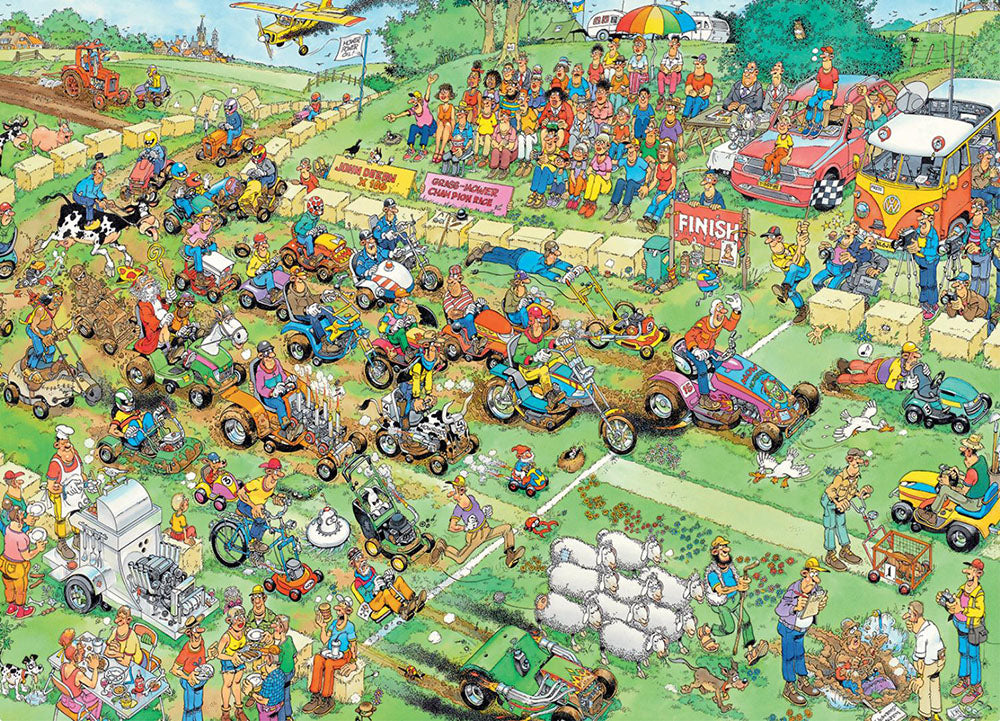 Lawn Mower Race, Jan van Haasteren