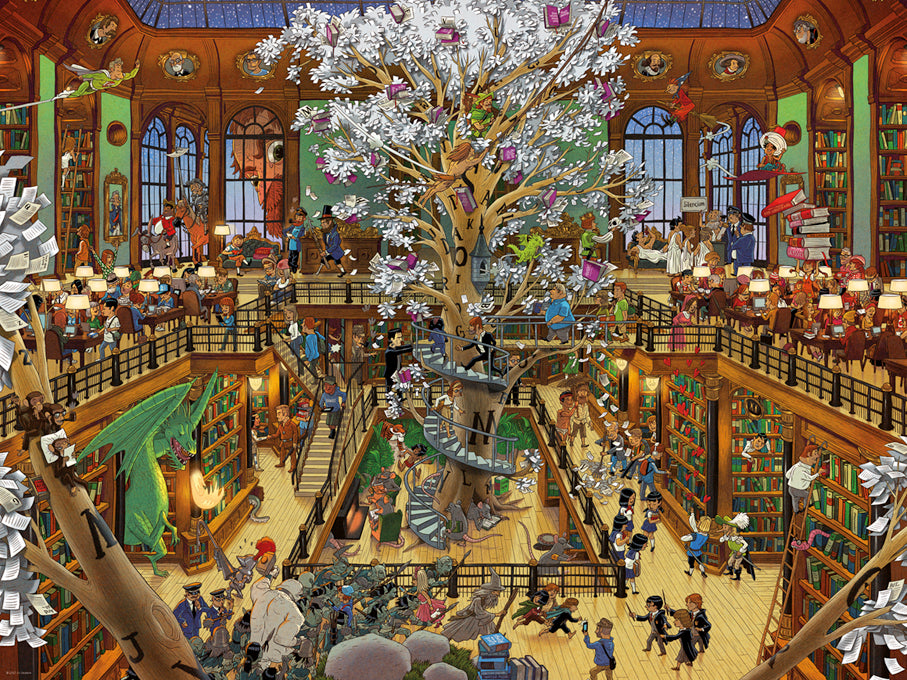 Bibliothèque, Uli Oesterle (boîte triangulaire) (1500pcs)