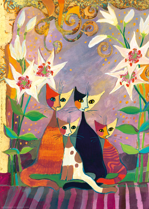 Lilies, Rosina Wachtmeister (w/ Gold Foil Stamping) (1000pcs)