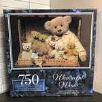 PFG coffre d'ours en peluche ((usaggé / usage - puzzles pour de bon)