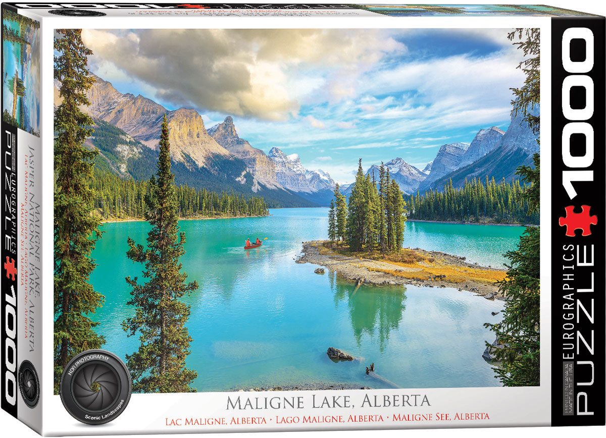 HDR Photography - Maligne Lake, Alberta