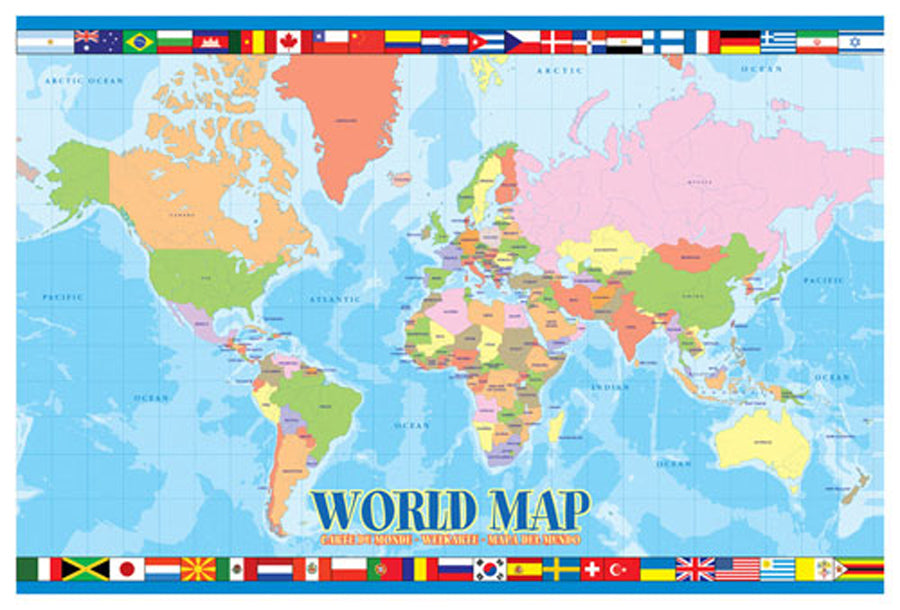 World Map (100pcs)