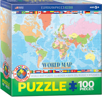 Carte du monde (100pcs)