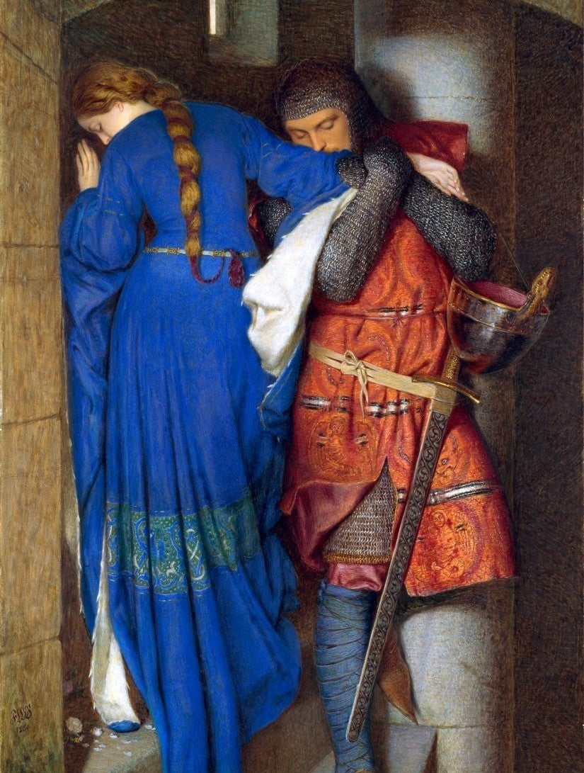 Meeting on the Turret Stairs, Frederick William Burton