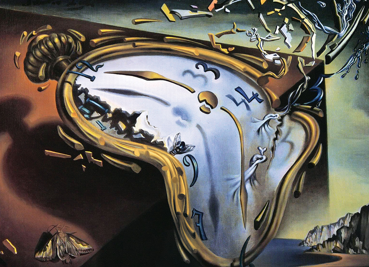 Melting Clock - Soft Watch at the Moment of its First Explosion, Dali