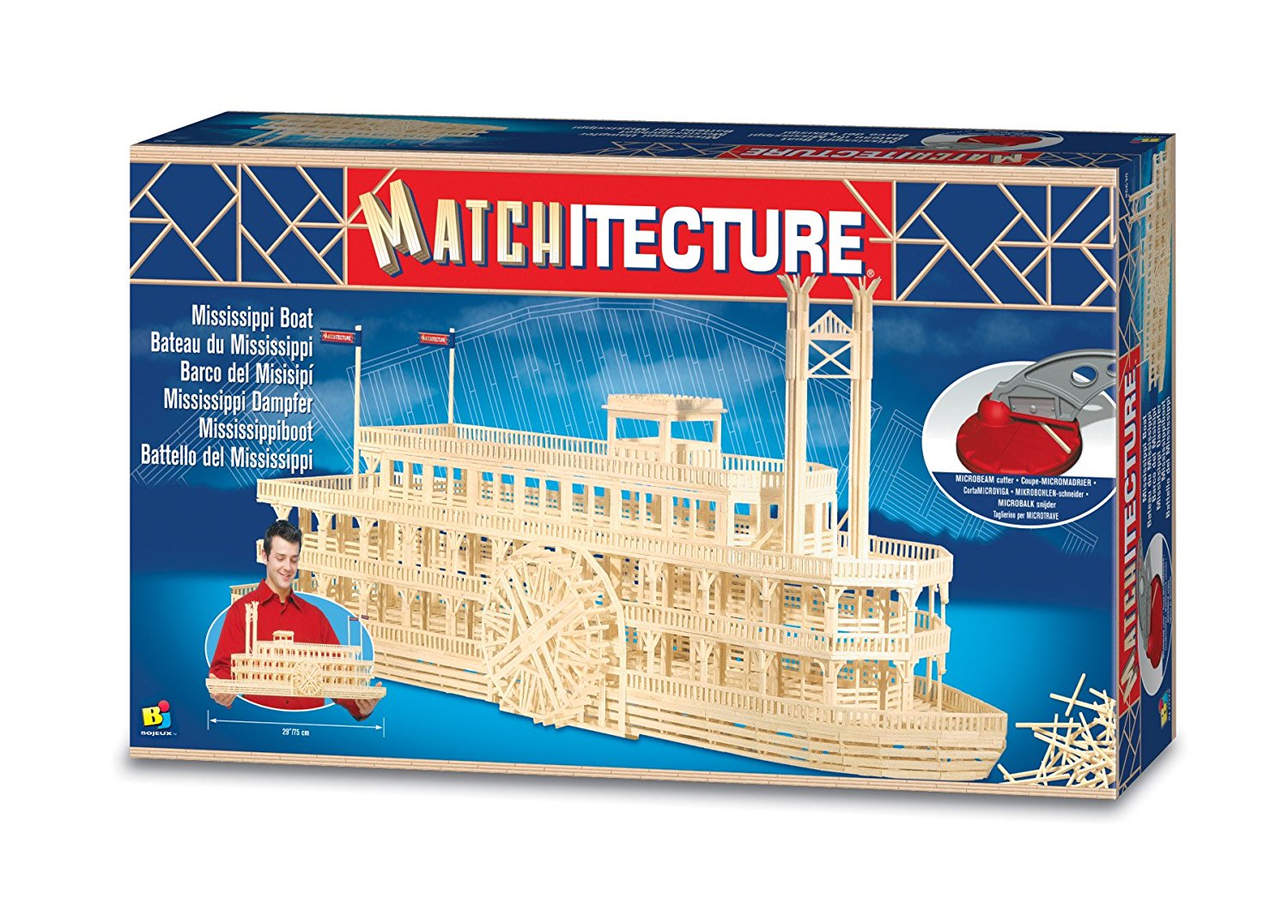 Kit de construction de correspondance - bateau du Mississippi