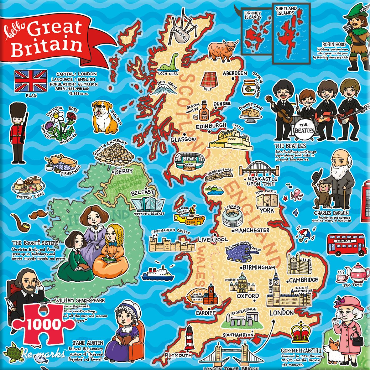 Map of Great Britain