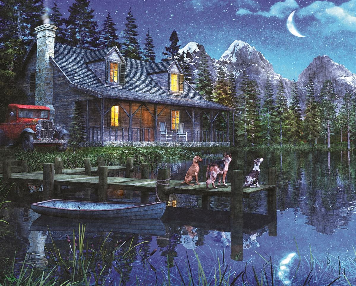 Moonlit Night, Dominic Davison (1000pcs)