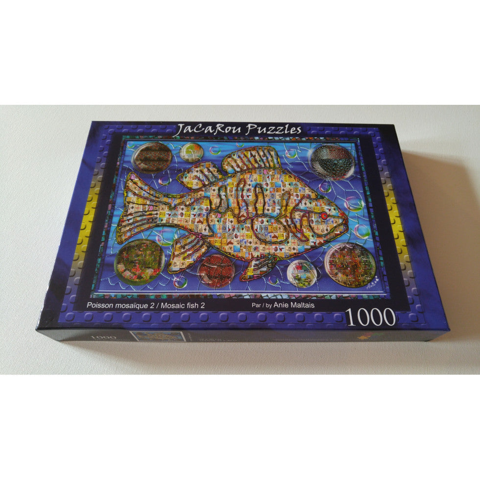 PFG 2 Poisson Mosaïque/Mosaic Fish 2 (Usage/Usagé - PUZZLES FOR GOOD)
