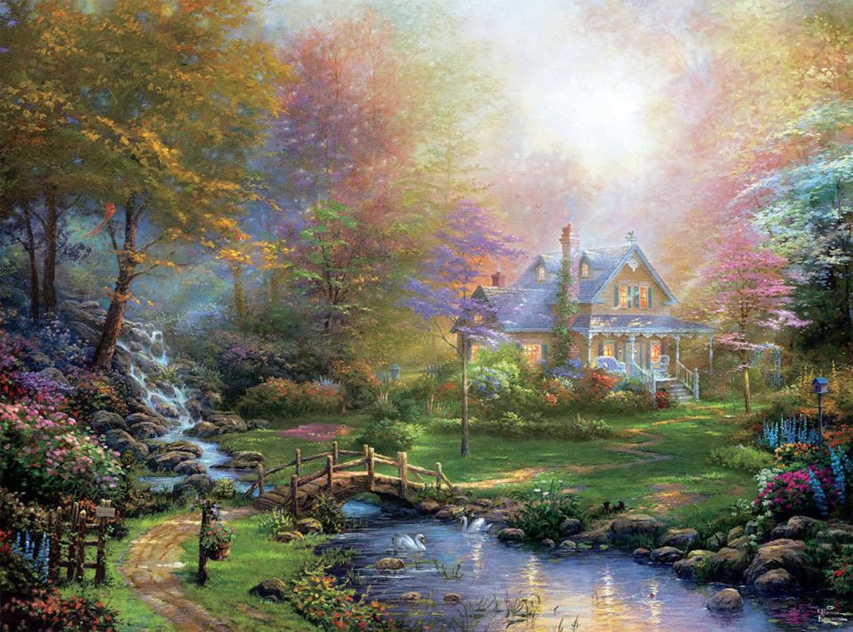 A Mother's Perfect Day, Thomas Kinkade