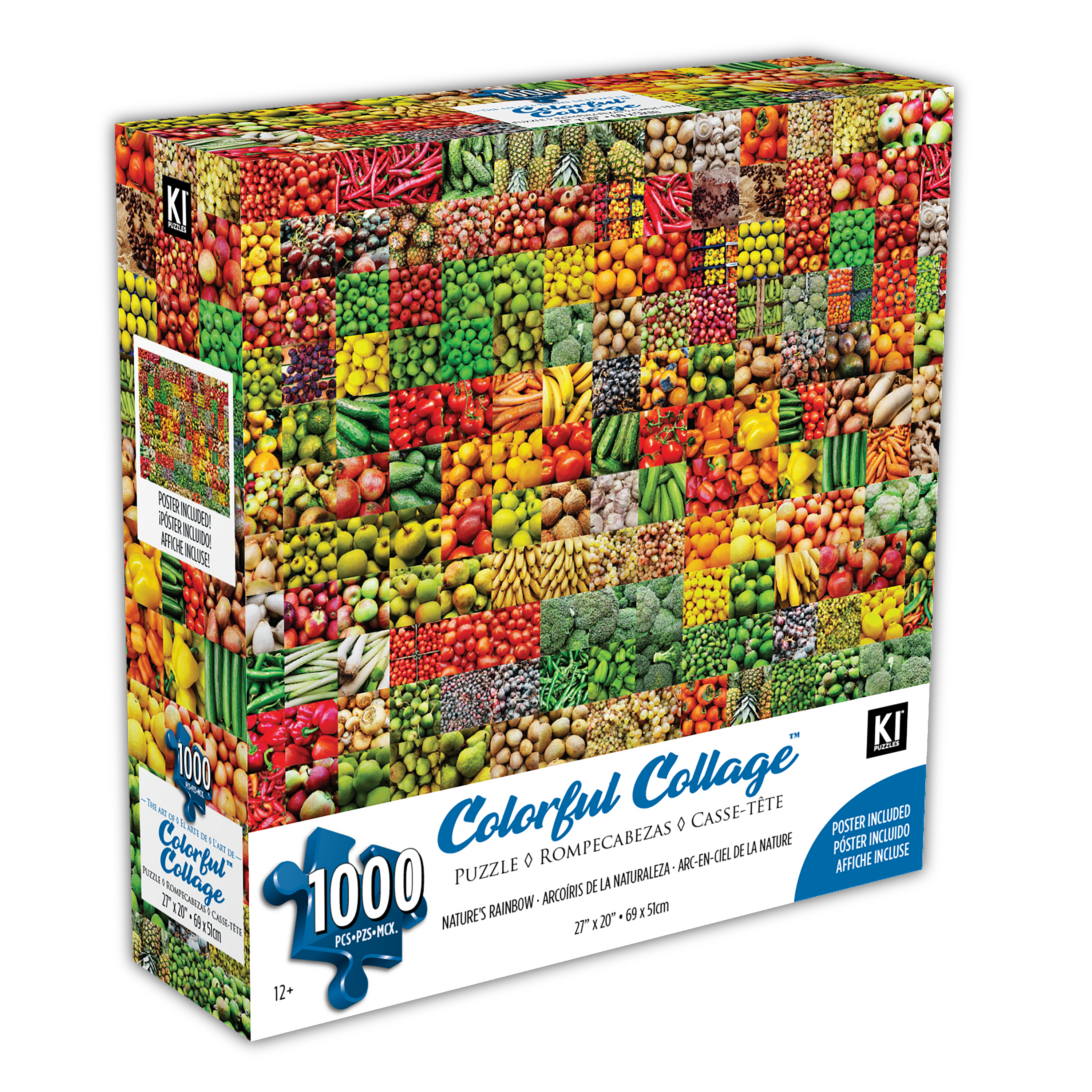 Collage coloré - Rainbow de la nature (1000pcs)