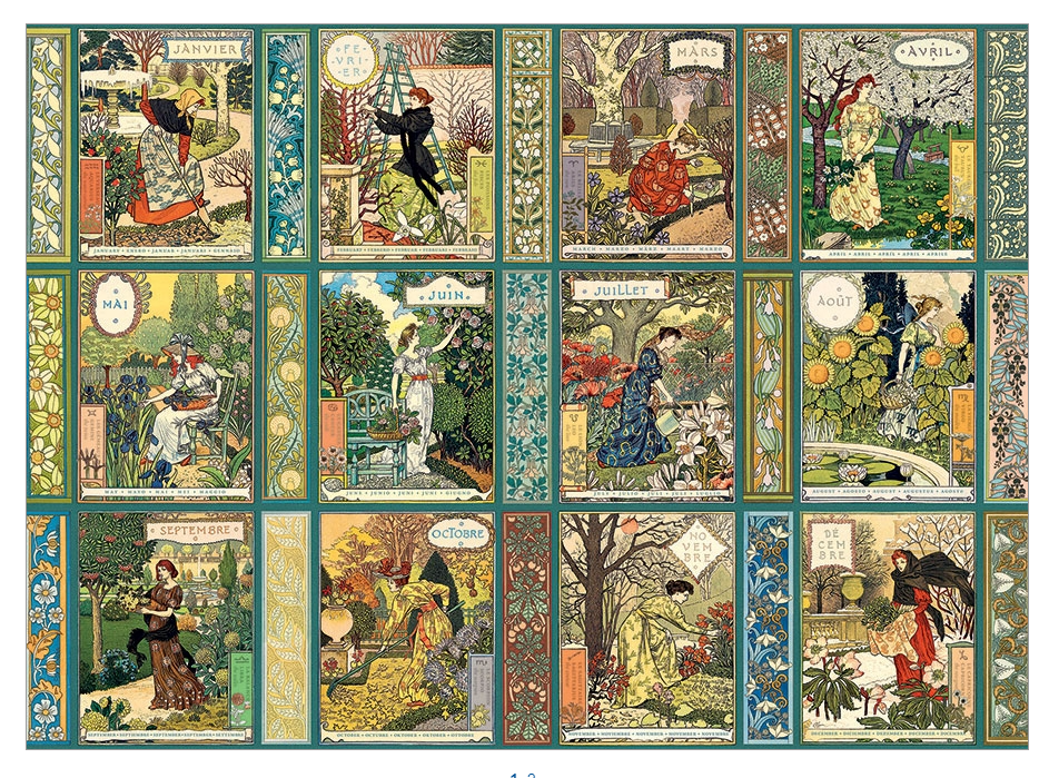 Jardiniere: A Gardener's Calendar, Eugene Grasset