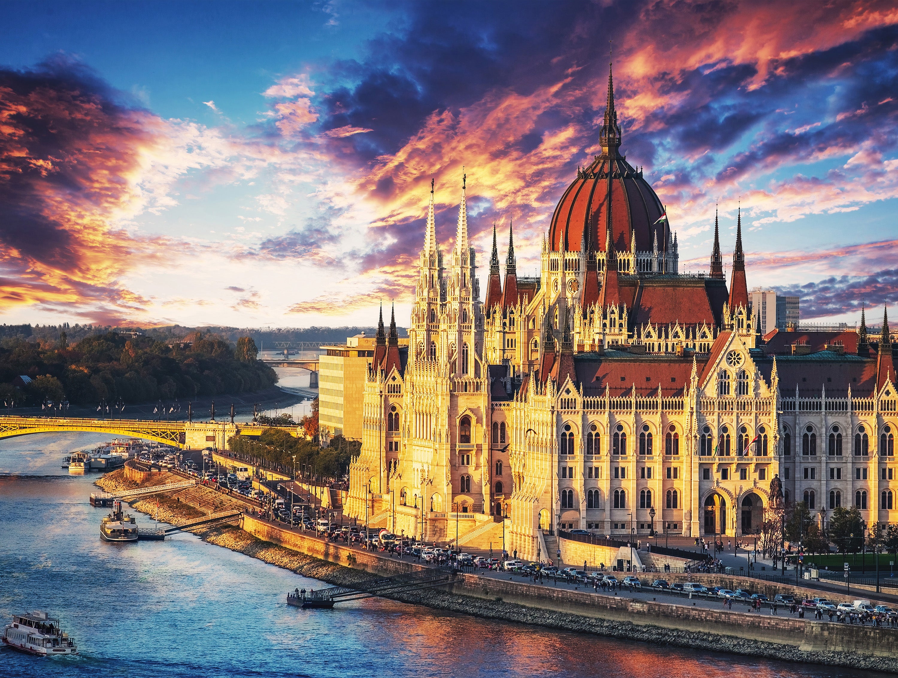Collection des cartes postales - Parlement à Budapest, Hongrie (300pcs)