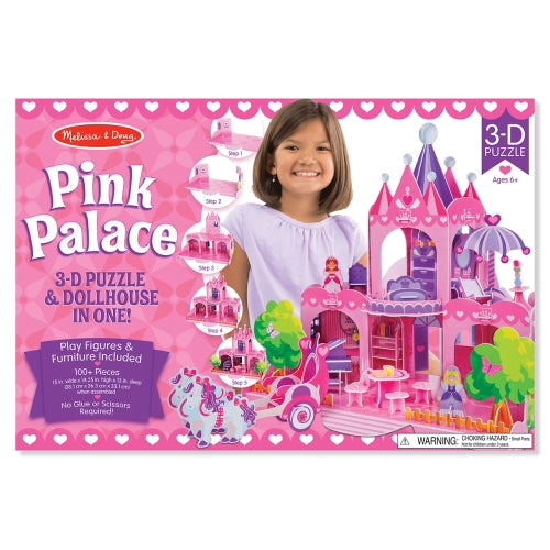 Pink Palace, 3D Puzzle & Dollhouse in one!