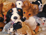 Puppies de jeu (puzzle de la famille)